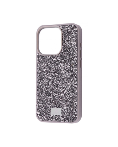 Чохол накладка для iPhone 14 Pro Bling World Rock Diamond (TPU) Сіра (Grey Titanium)
