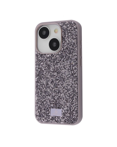 Чохол накладка для iPhone 16 Pro Bling World Rock Diamond (TPU) Сіра (Gray Titanium)
