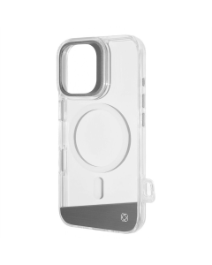 Чохол накладка для iPhone 16 Kajsa Aluminium Shield MagSafe Сіра (Silver)