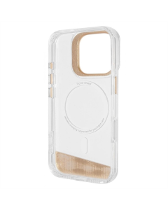 Чехол-накладка для iPhone 16 Pro Kajsa Aluminium Shield MagSafe Черный (Gun Metal)