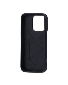 Чехол-накладка для iPhone 15 Pro Kajsa Glamorus Collection Серый (Silver)