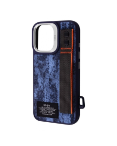 Чохол накладка для iPhone 16 Kajsa Outdoor Collection Tie Dye MagSafe Синя (Blue)
