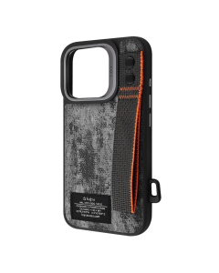 Чохол накладка для iPhone 16 Pro Kajsa Outdoor Collection Tie Dye MagSafe Чорна (Black)