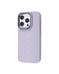 Чехол-накладка для iPhone 15 Pro Kajsa Snake Pattern Серый (Светло-серый)