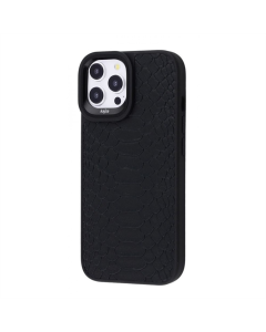 Чохол накладка для iPhone 15 Pro Max Kajsa Snake Pattern Чорна (Black)