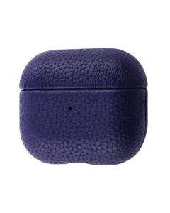 Чохол для навушників AirPods 3 Leather Case Синій (Midnight Blue)