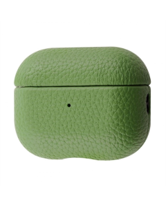 Чохол для навушників AirPods Pro Leather Case Зелений (Olive)