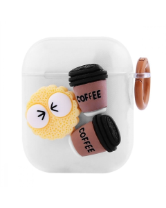 Чохол для навушників AirPods 1/2 Pretty Things Case Білий (White)