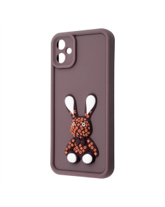 Чохол накладка для Samsung A06 Pretty Things Case Коричнева (Brown)