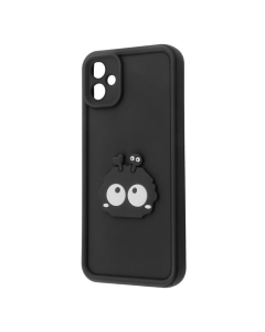 Чехол-накладка для Samsung A06 Pretty Things Case Черный (Black/Eyes)