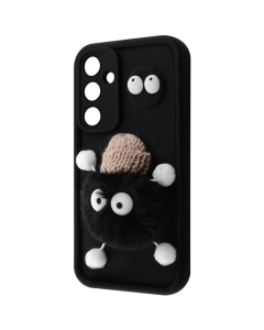 Чохол накладка для Samsung A17/A26 Pretty Things Case Чорна (Black/Fluffy Black)