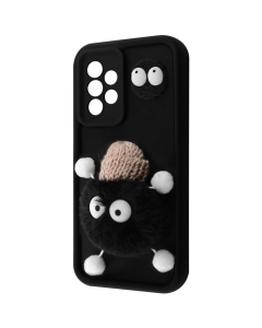 Чехол-накладка для Samsung A32 (A325F) Pretty Things Case Черный (Black/Fluffy Black)