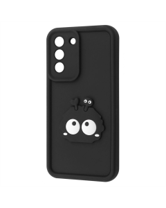 Чехол-накладка для Samsung S21 FE (G990B) Pretty Things Case Черный (Black/Eyes)