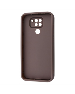 Чехол-накладка для Xiaomi Redmi Note 9 Pretty Things Case Коричневый (Коричневый/Пушисто-белый)