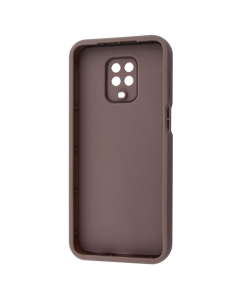 Чохол накладка для Xiaomi Redmi Note 9s/9 Pro Pretty Things Case Коричнева (Brown/Fluffy White)
