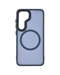 Чохол накладка для Samsung S24/S25 WAVE Matte Insane Magnetic Ring Синя (Midnight Blue) New