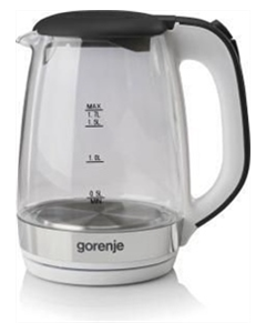 Електрочайник Gorenje K17GXG Білий (White)