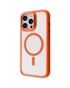 Накладка для iPhone 12 Pro Max Proove Clear Essence Case MagSafe Оранжевая (Orange)