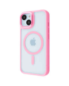 Чехол-накладка для iPhone 15 Proove Clear Essence Case MagSafe Розовый (розовый песок)