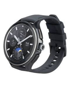 Умные часы Xiaomi Watch 2 Pro Bluetooth с чехлом и черным фторкаучуковым ремешком Черный (Black)