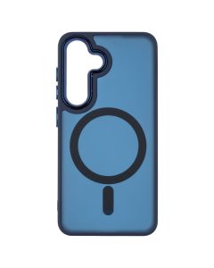 Чохол накладка для Samsung S24 TPU+PC Space II Color Matte Синя (Dark Blue)