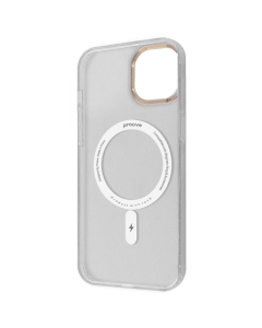 Чохол-накладка для iPhone 14 Proove Cuprum Case MagSafe Золота (Кремовый)