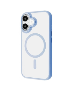 Чехол-накладка для iPhone 16 Proove Essence Case MagSafe Синий (Sierra Blue)