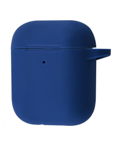 Чохол для навушників AirPods 1/2 Silicone Case Синій (Blue Сobalt)