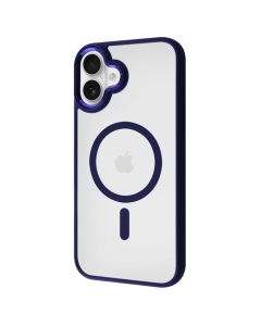 Чохол накладка для iPhone 16 Plus WAVE Ardor MagSafe Синя (Midnight Blue)