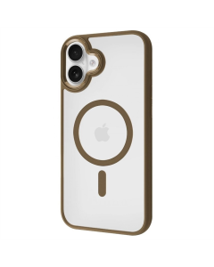 Чохол накладка для iPhone 16 Plus WAVE Ardor MagSafe Коричнева (Desert Titanium)
