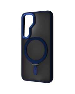 Чохол накладка для Samsung S25 Plus WAVE Attraction Case with Magnetic Ring Синя (Blue)