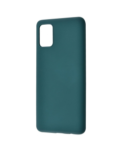 Чехол-накладка для Samsung A51 WAVE Colorful Case Зеленый (Лесной зеленый)