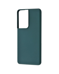 Чохол-накладка для Samsung S21 Ultra WAVE Colorful Case Зелена (Forest Green)