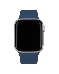 Умные часы Apple Watch SE GPS 40 мм Silver Aluminium Case с ремешком Denim Sport Band - S/M (MXEC3QH/A)