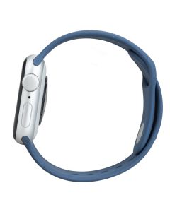 Смарт-годинник Apple Watch SE GPS 40мм Silver Aluminium Case with Denim Sport Band - S/M (MXEC3QH/A)