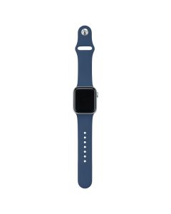 Умные часы Apple Watch SE GPS 40 мм Silver Aluminium Case с ремешком Denim Sport Band - S/M (MXEC3QH/A)