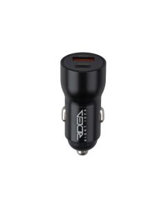 Автомобільний зарядний пристрій Ridea RCC-47110 QPow Pro 1USB/1Type-C PD/QC 47.5W Чорний (Black)