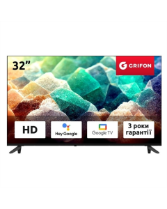 Телевізор Grifon Diva DV32HSB Сірий (Grey)