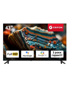 Телевізор Grifon Diva DV43FSB Чорний (Black)