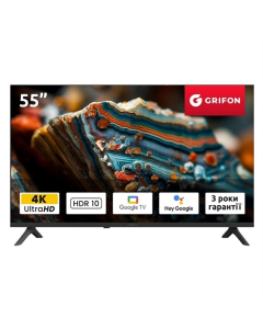 Телевізор Grifon Diva DV55USB Чорний (Black)