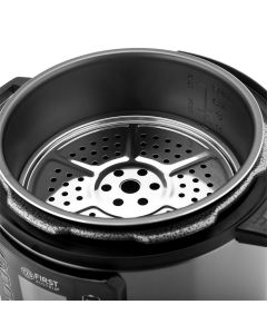 Мультиварка-скороварка First FA-5130-2-GR Чорна (Black)