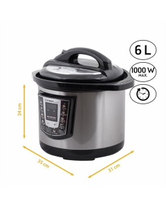 Мультиварка-скороварка First FA-5130 Срібна (Silver)