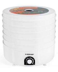 Сушарка для овочів та фруктів Holmer HFD-52W Біла (White)