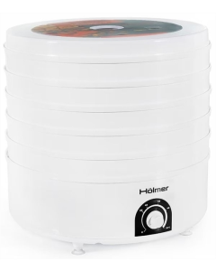 Сушарка для овочів та фруктів Holmer HFD-51W Біла (White)