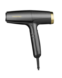 Фен Babyliss Pro Falco Grey&Gold BAB8550E Чорний (Black)