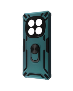 Чохол накладка для Xiaomi Redmi Note 14 Pro 5G / Poco X7 WAVE Power Magnetic Зелена (Dark Green)