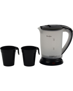 Електрочайник First FA-5425-2-BA Білий Чорний (White Black)