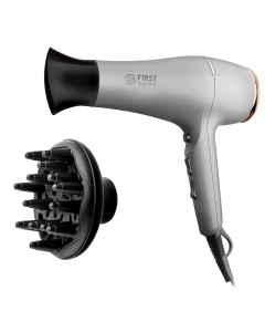 Фен First FA-5654-7-GR Чорний Сірий  (Black Grey)