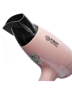 Фен First FA-5666-PI Черно-розовый