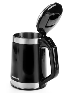 Електрочайник Holmer HKS-302D Срібний Чорний (Silver Black)